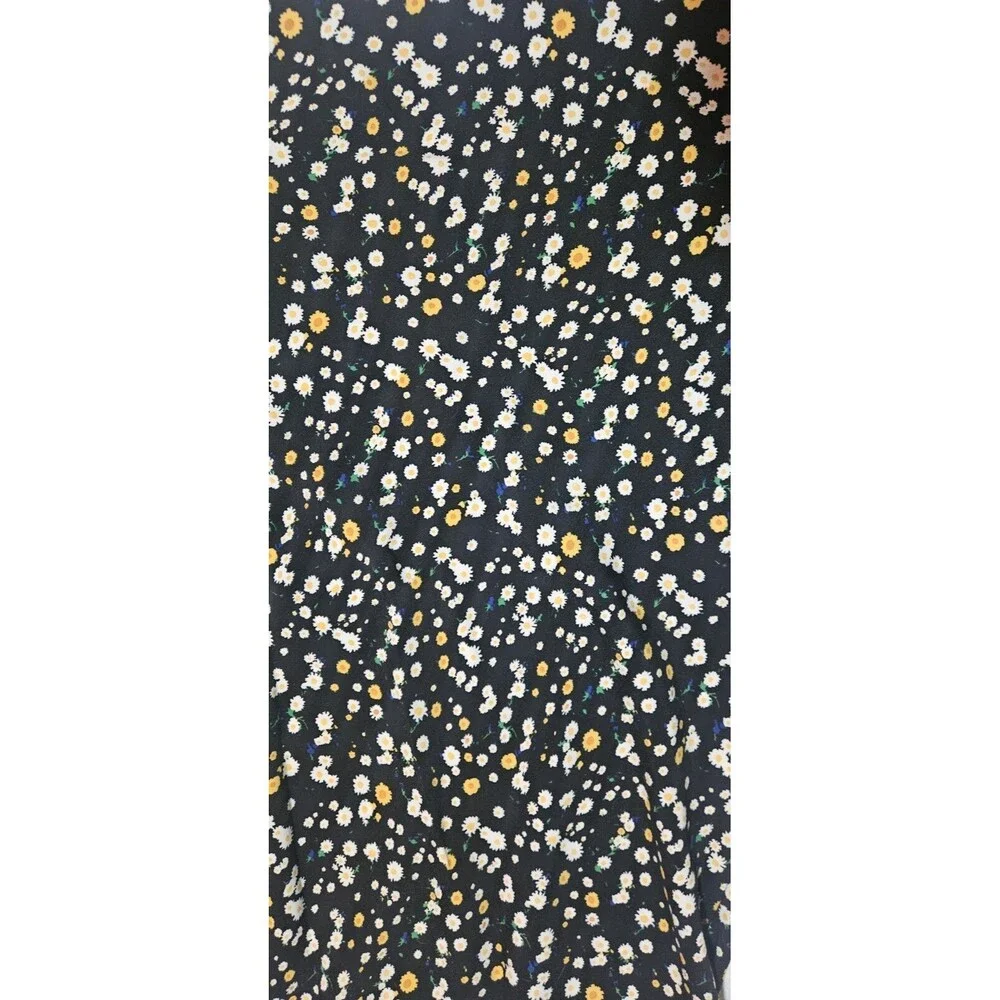 Rachel Zoe Womens Skirt Dark Daisy Floral Peasant Ditzy Size 8 Cottagecore